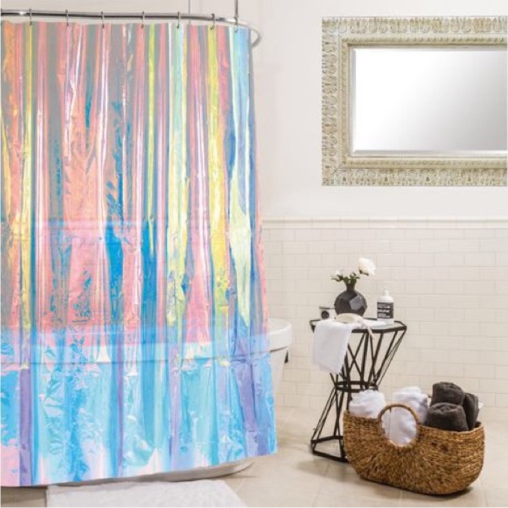 ❤️ Iridescent Shower Curtain